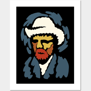 Van Gogh Minimal Portrait Posters and Art